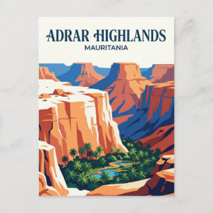 Adrar Highlands Mauritania Postcard