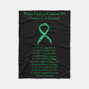 Adrenal Cancer Awareness Ribbon Soft Chemo Blanket
