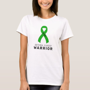 Adrenal Cancer Warrior White Women's T-Shirt