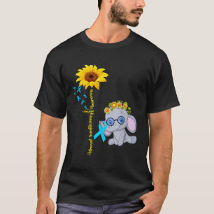 Adrenal Insufficiency Awareness Baby Elephant Sunf T-Shirt