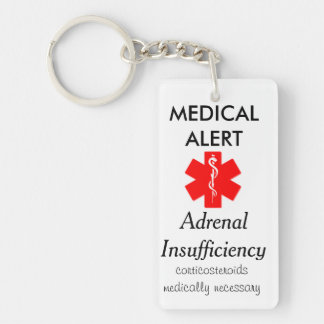 adrenal insufficiency key chain