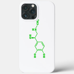 Adrenaline Molecular Chemical Formula iPhone 13 Pro Max Case