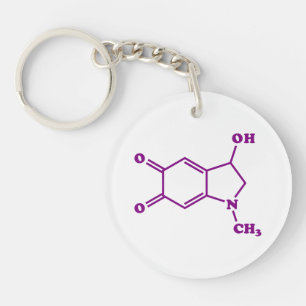 Adrenaline Molecular Chemical Formula Key Ring