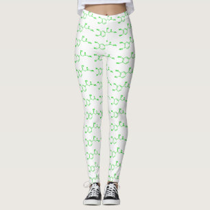 Adrenaline Molecular Chemical Formula Leggings