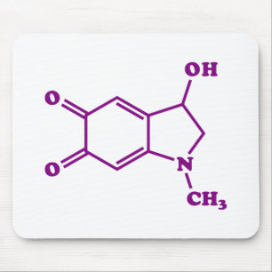 Adrenaline Molecular Chemical Formula Mouse Pad