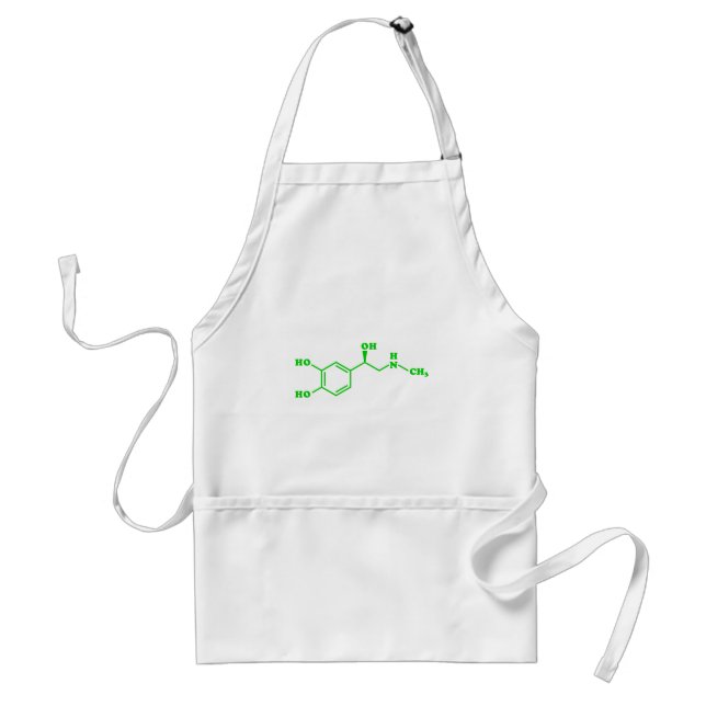 Adrenaline Molecular Chemical Formula Standard Apron (Front)