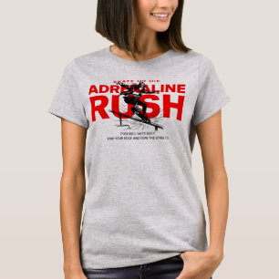 Adrenaline Rush Skate or Die High-Impact Skateboar T-Shirt