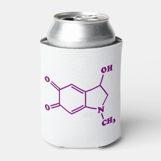 Adrenochrome Molecular Chemical Formula Can Cooler (Can Front)
