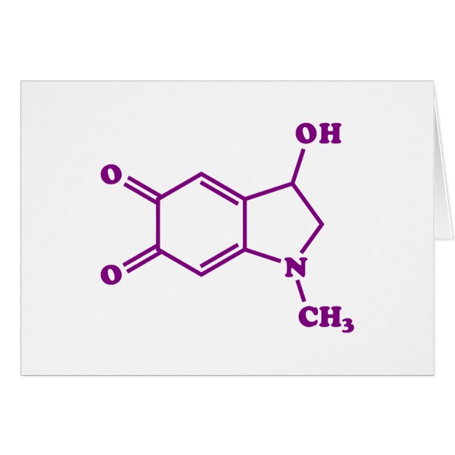 Adrenochrome Molecular Chemical Formula Card (Front Horizontal)