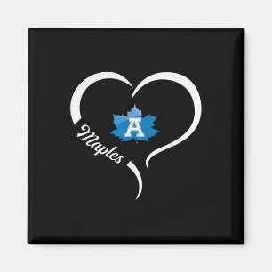 Adrian Maples Logo Half Heart Slogan Hs Magnet