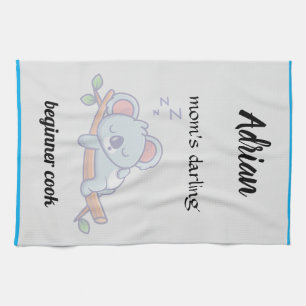 Adrian mum's darling beginner cook tea towel