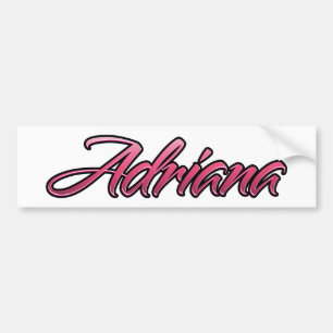 Adriana faded pink Aufkleber Sticker