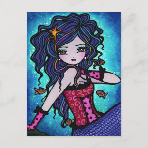 Adriana Mermaid Fantasy Marine Art Postcard
