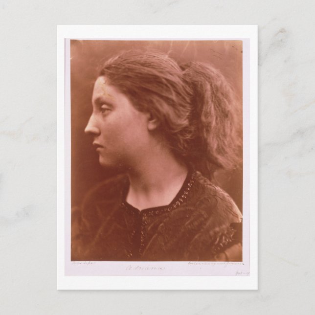 Adriana (sepia photo) postcard (Front)