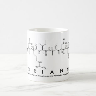 Adrianne peptide name mug