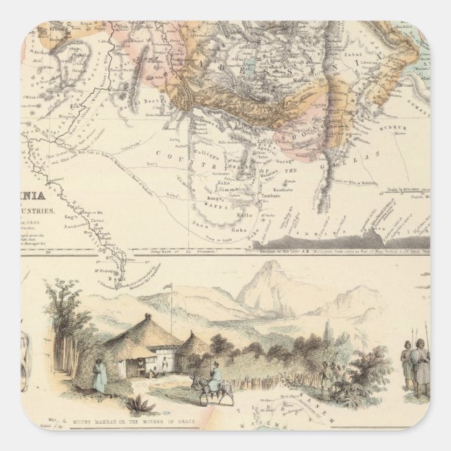 Adrica Square Sticker (Front)