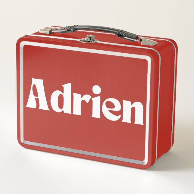 Adrien Metal Lunch Box (Front)
