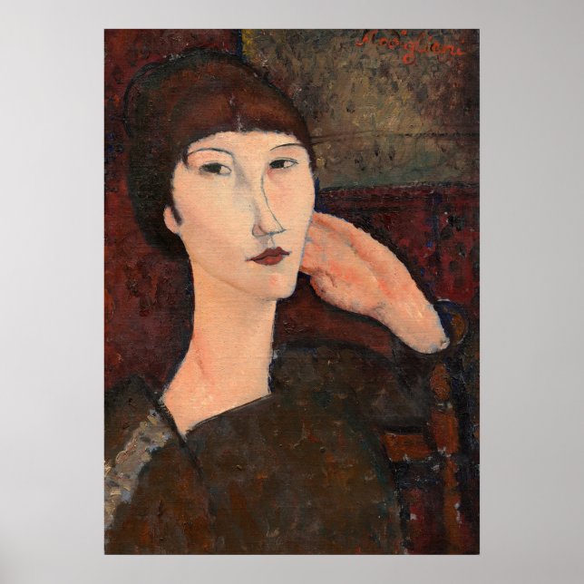 Adrienne - Amedeo Modigliani Fine Art Poster (Front)