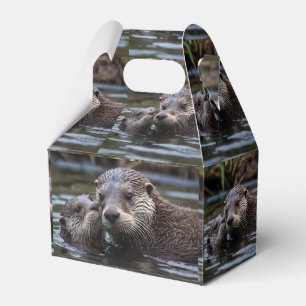 **"Adrift in Love: Mummy and Baby Otter"** Favour Box