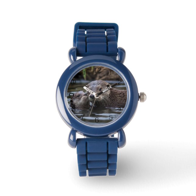 **"Adrift in Love: Mummy and Baby Otter"** Watch (Front)
