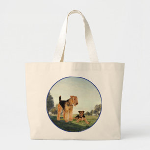 Adult and Pup Large Tote Bag
