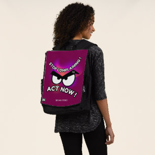 Adult Backpack : Act Now (red)