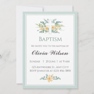 Adult Baptism Invitation