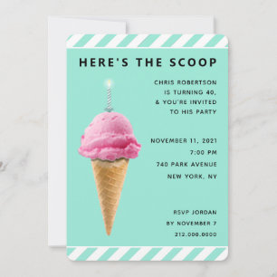 Adult Birthday Invitation