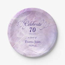 Adult Birthday Party Custom 7 Inch Paper Plate