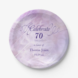 Adult Birthday Party Custom 7 Inch Paper Plate