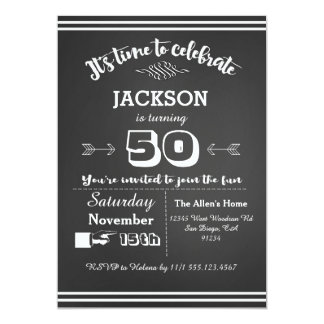 50th birthday invitations