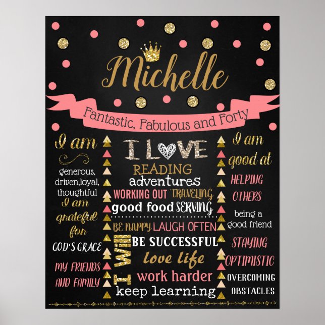 Adult Birthday smash cake sign board poster banner (Front)