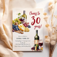 Adult Cheese And Wine Charcuterie 30th Birthday