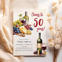 Adult Cheese And Wine Charcuterie 50th Birthday
