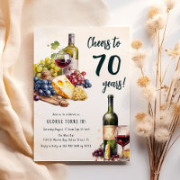 Adult Cheese And Wine Charcuterie 70th Birthday