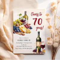 Adult Cheese And Wine Charcuterie 70th Birthday