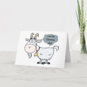 **ADULT CHRISTMAS GOAT** ADULTS ONLY CARD