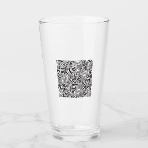 Adult colouring book glass