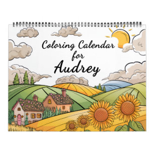 Adult Colouring Calendar
