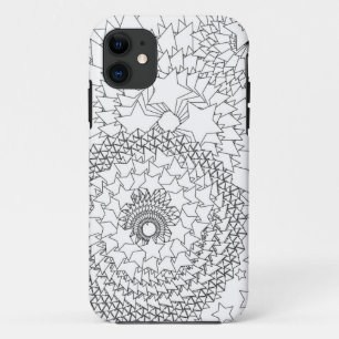 Adult Colouring Geometric Design iPhone 11 Case
