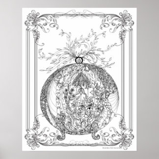 Adult Colouring Poster "For Love of Jamie Art"