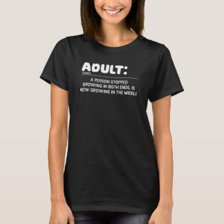 Adult Definition Hilarious Gag Dictionary Person T-Shirt