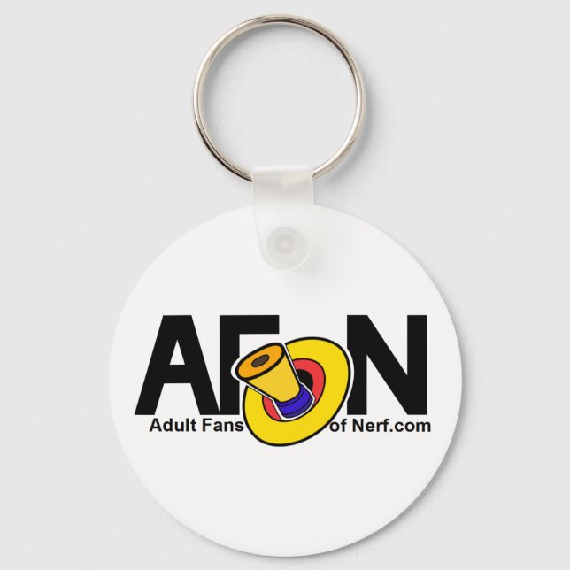 Adult Fans of Nerf Keychain (Front)