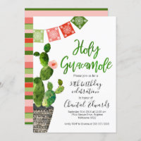 Adult Fiesta Birthday Invitation