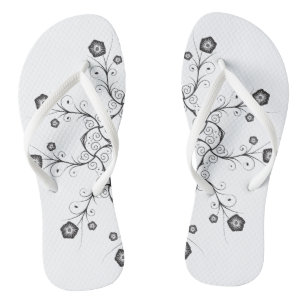 Adult Flip Flops, Slim Straps Thongs
