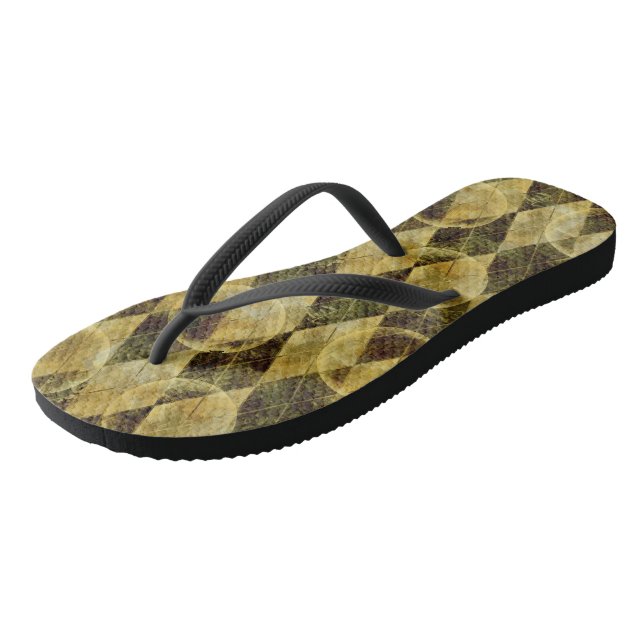 Adult Flip Flops, Slim Straps Thongs (Angled)