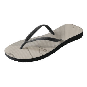 Adult Flip Flops, Slim Straps Thongs