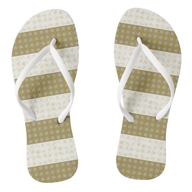 Adult Flip Flops, Slim Straps Thongs (Footbed)