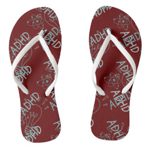 Adult Flip Flops, Slim Straps Thongs