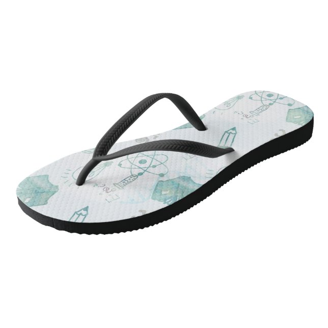Adult Flip Flops, Slim Straps Thongs (Angled)